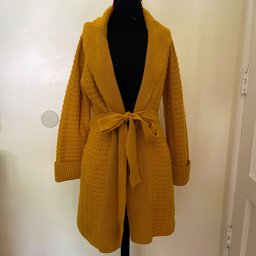 Mustard Knit Cardigan